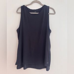 GAPFit Breathe Classic Black Sleeveless Athletic Top